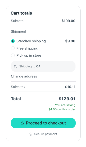 Cart Totals